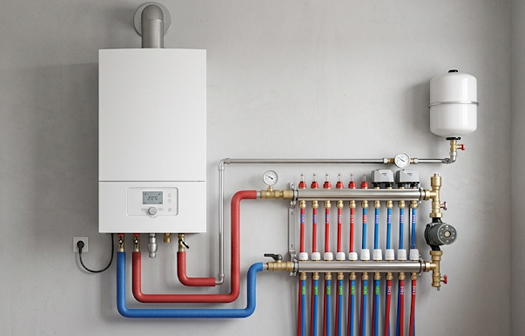 Ligacao a caldeira a gas